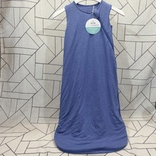 Little Sleepies Bamboo SleepSack Blue 6-18M Seasonless Wearable Baby Blanket NWT