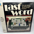 Last Word Board Game Milton Bradley Vintage 1985 Sealed