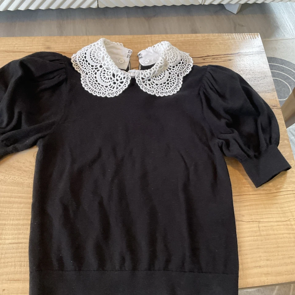 Suéter ALICE + OLIVIAChase Cuello Ojales XSmall Foto 2 de 4