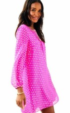 Clearance Sale! Lilly Pulitzer $298 COLBY SILK TUNIC SHIFT DRESS SIZE 2