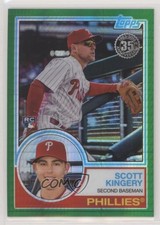 2018 Topps Silver Pack 1983 Design Chrome Green 32/99 Scott Kingery #150 0t2