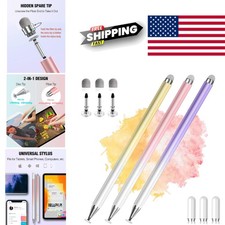 Stylus Pens for Touch Screens 2 in 1 High Precision Universal Design 3 Pack