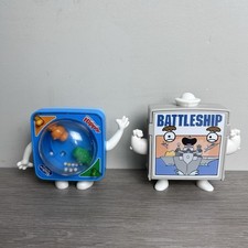 2020 Hasbro Hungry Hungry Hippos Mini Travel Game McDonald's Toy Battleship