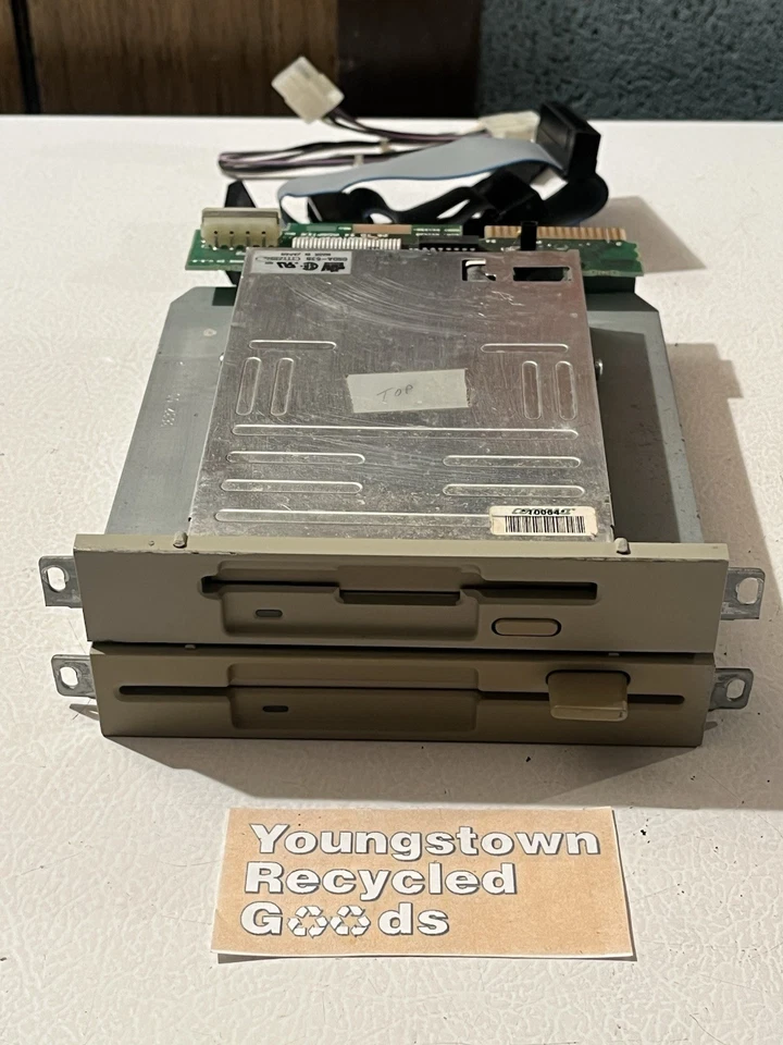 VINTAGE COMPAQ DP 386s FLOPPY DRIVES CANON MD-5201 5.25” CITIZEN OSDA-53B 3.5” - Image 4 of 4
