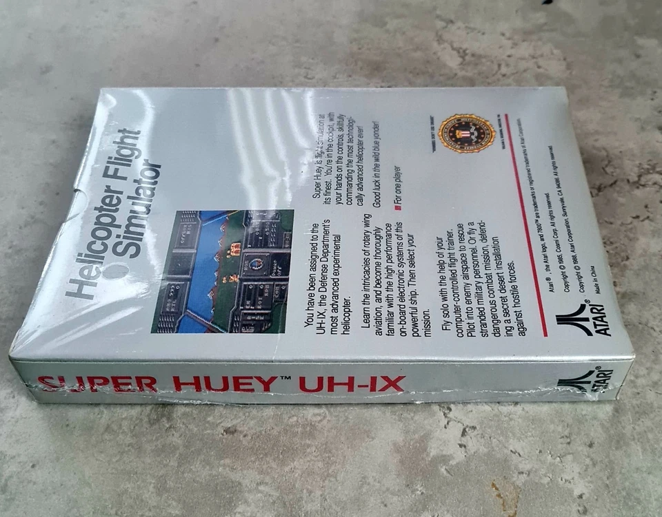 Super Huey UH-IX (Atari 7800) NEW & FACTORY SEALED free 🇬🇧 postage.  - Image 4 of 4