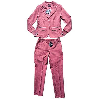 4 Funky Flavors Hosenanzug Damenanzug Hose Blazer Gr 36 Pink Streifen NEU