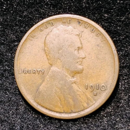 1910 S ~ LINCOLN WHEAT CENT ~ VG
