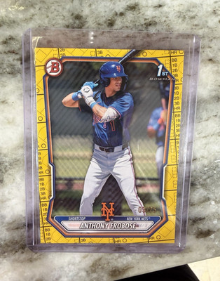 Topps 2025 Bowman 1st Bowman Anthony Frobose BP-85 New York Mets 03/75