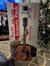 Fender FA-100 Pack Acoustic Guitar for sale online | eBay