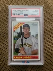 2015 Topps Heritage Minor League Aaron Judge #224 PSA 10 Yankees