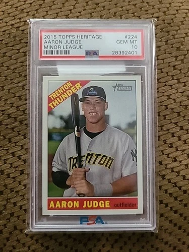 2015 Topps Heritage Minor League Aaron Judge #224 PSA 10 Yankees