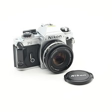 Nikon FG SLR Film Camera Kit w/ AI-S 50mm f1.8 Lens 596