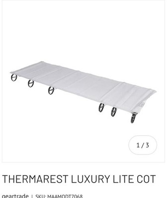 Thermarest Luxury Lite Cot Backpacking