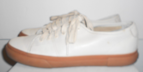 frye gia low lace women beige leather shoes size 10.5 excellent - Picture 2 of 4
