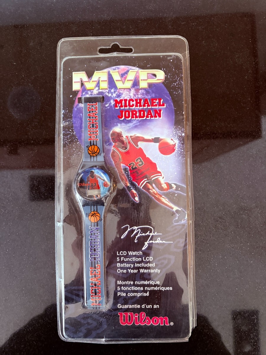 Official MICHAEL JORDAN Wilson MVP Watch / Chicago Bulls Souvenir