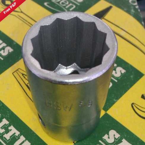 1/2" drive 9/16 whitworth socket 12 point / bi-hex - Picture 1 of 1