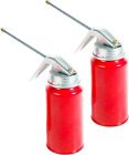 2Pcs Oil Can,Pump Oil Can,Car Accessories,Metal Pump Oil Can,Pump Oil Sprayer,20