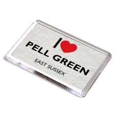 FRIDGE MAGNET - I Love Pell Green, East Sussex