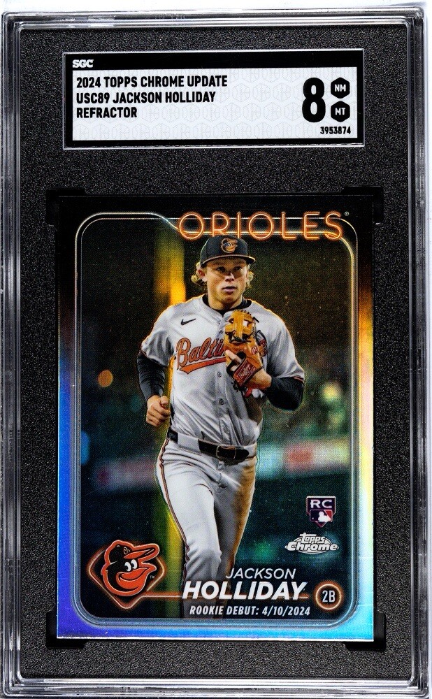 2024 Topps Chrome Update Series Jackson Holliday RC Rookie Debut USC89