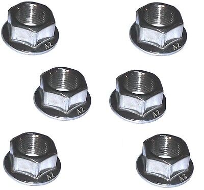 Kawasaki Ninja ZX-12R - Rear Sprocket Nuts (x6) - A2 Kawasaki Ninja ZX-12R - Rear Sprocket Nuts (x6) - A2