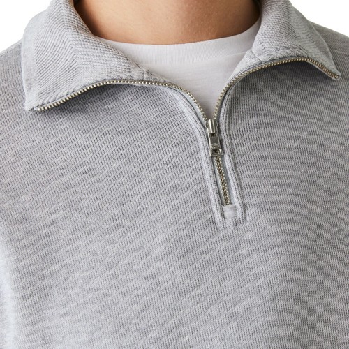 Lacoste Sweatshirt - Men's Lacoste 1/4 Zip Neck Cotton Sweat - SH1927 - BNWT - Picture 8 of 24