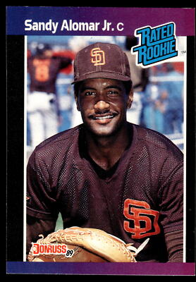 Sandy Alomar Jr. 1989 Donruss Rated Rookie D Card  #28
