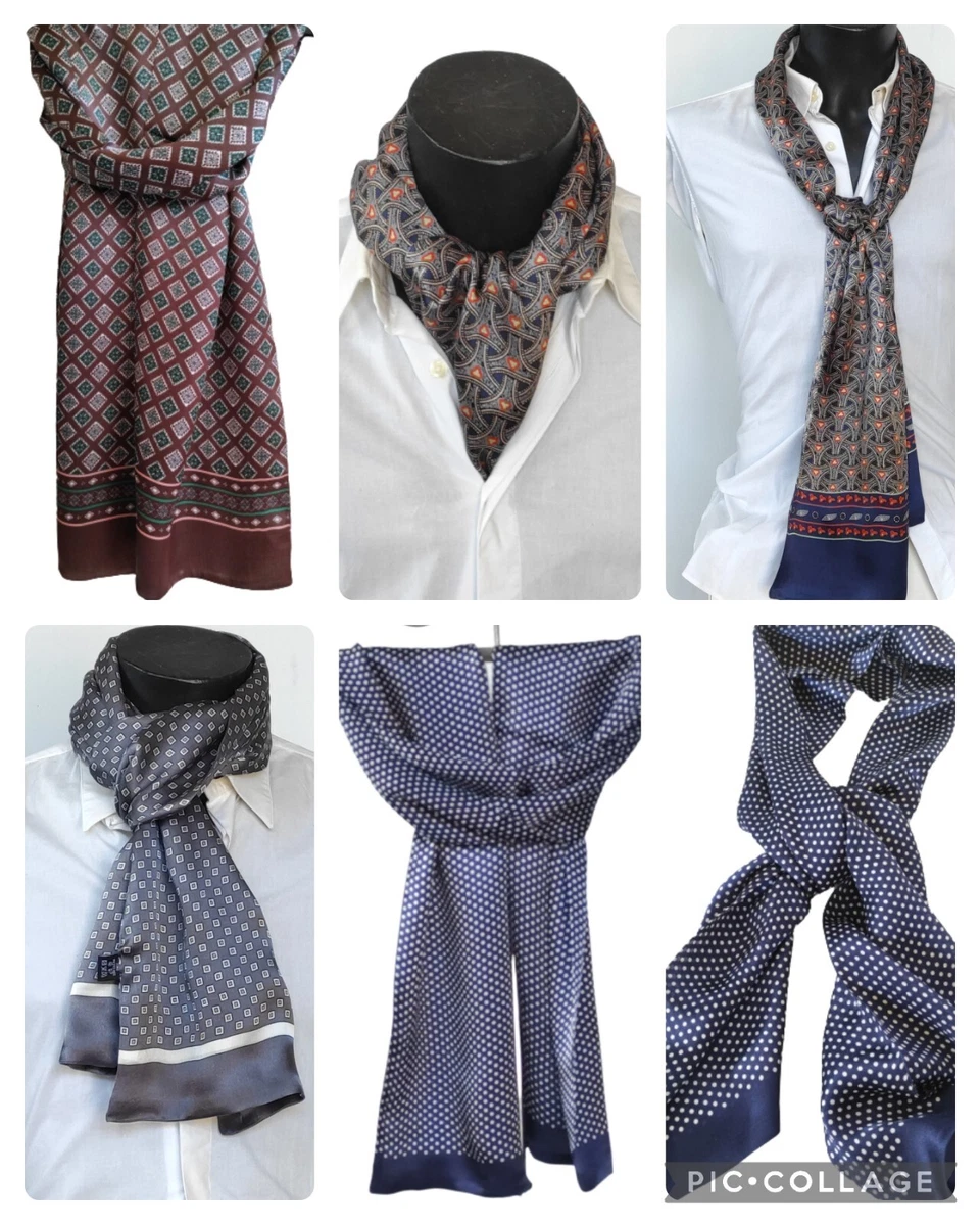 Sciarpa Invernale Uomo Quadri - Morbida E Calda, Con Nappe - 180x30 Cm - Regalo Per Lui