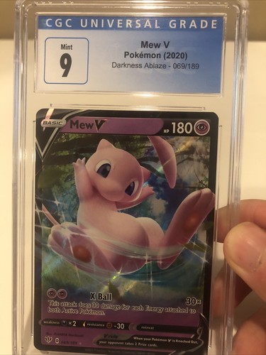 Mew V graded CGC 9 for sale on eBay