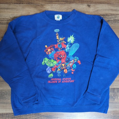 Vintage 1998 Universal Studios Marvel Avengers Pullover Sweatshirt Gr. XXL - Bild 1 von 16