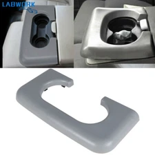 For 99-2010 Ford F250 F350 F450 Light Grey Center Console Cup Holder Pad Plastic