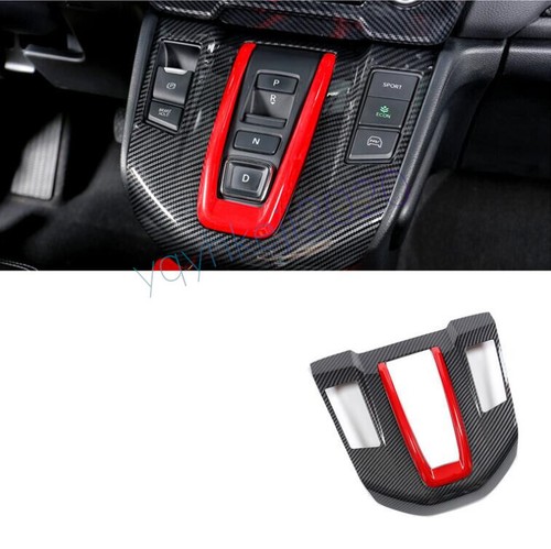 For Honda CRV CR-V 2017-22 Interior Accessories Decor Trim Red+ABS Carbon Fiber - Picture 11 of 23