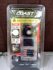  NEW Coast Rechargeable Wide Angle Flood Beam Headlamp/ Headlight