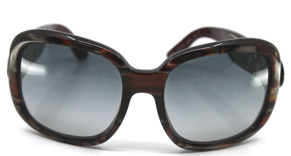 Gafas de sol de colección BVLGARI edición limitada rojas/marrones 5034/3C 130 3N 60□19 8038-B Foto 3 de 4