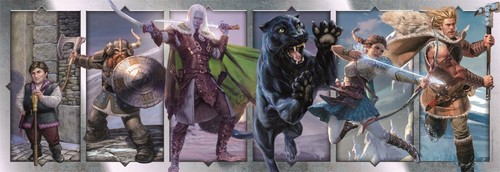 NEW Clementoni Panorama Jigsaw Puzzle 1000 Pieces 39501 Dungeons & Dragons - Foto 2 di 2