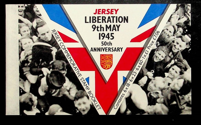 GB - JERSEY Sc 716a NH BOOKLET OF 1995 - WORLD WAR II - (DL24)