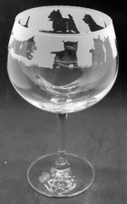 CAIRN TERRIER Frieze Boxed 70cl Glass Gin Balloon