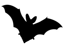 Bat Sticker Car Window Halloween Realistic Scary Door Décor Spooky Vinyl Decal