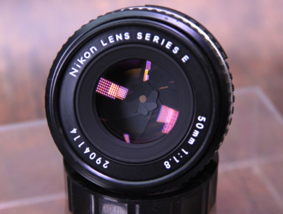 Nikon 50mm f/1.8 AIS AI-S Series E Manual Pancake Lens - Slight