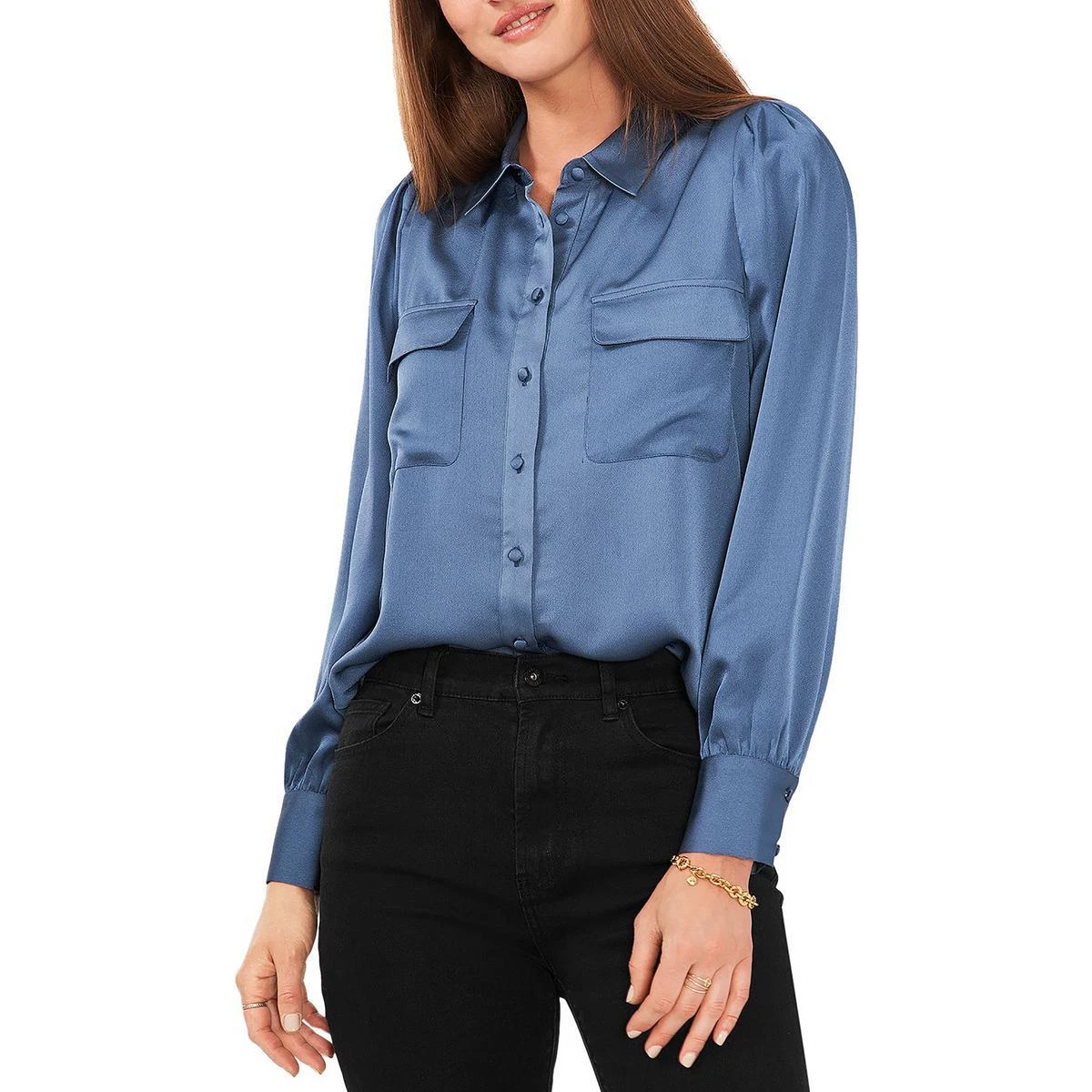 Vince camuto puff sleeve top hotsell
