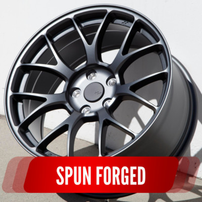 CIRCUIT CSF2 18x8.5 5x114.3 +35 MATTE GUNMETAL WHEEL FITS HONDA CIVIC ACCORD