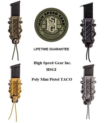 HIGH SPEED GEAR INC. - HSGI HSGI High Speed Gear 16SPP0 Poly MINI PISTOL TACO Universal U Mount -ALL Colors!