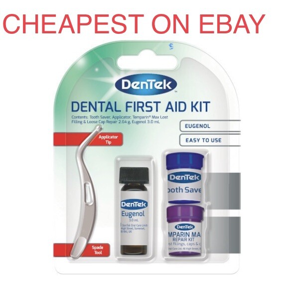 DenTek Dental First Aid Kit Applicator, Tooth Saver, Temporary