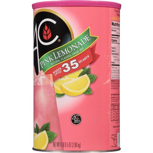 35 Qt Powdered Soft Drink Mix Pink Lemonade, 72.5 oz, Single Pack Canister - Picture 7 of 9