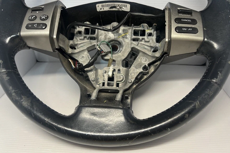 Nissan Versa 2007-2011 cuero volante crucero radio control grado C OEM Foto 2 de 4
