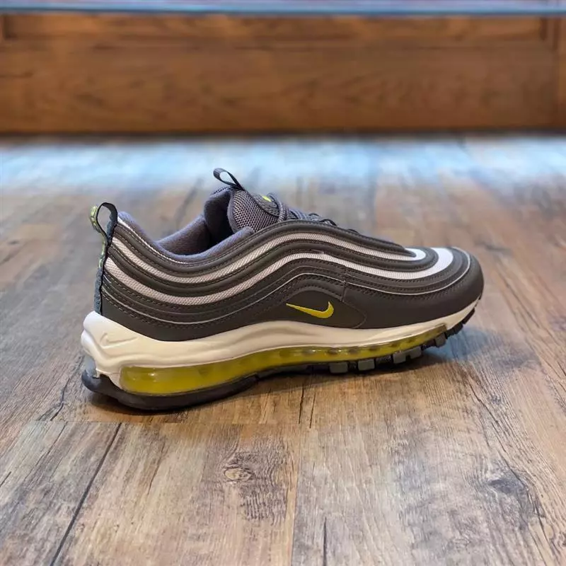 Nike Air Max 97 Gr.44 5 Gris Amarillo FB3357 001 Mujer Hombre Deportivas Retro