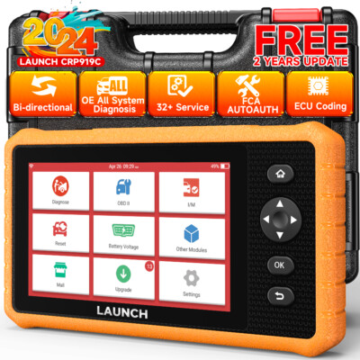LAUNCH CRP919C Lite Car Bidirectional Diagnostic Scanner Diagnostic Tool Coding