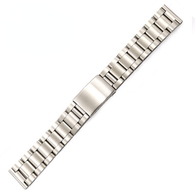 18 19 20mm Silver Steel Oyster Bracelet Straight End Watch Band For Rolex Seiko