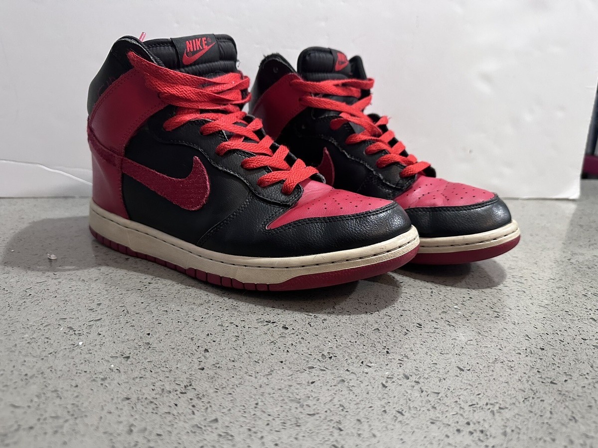 2012 Nike Dunk High J Pack Bred 317982-051 sz 9.5 Pre Owned 2012 Nike Dunk High J Pack Bred 317982-051 sz 9.5 Pre Owned