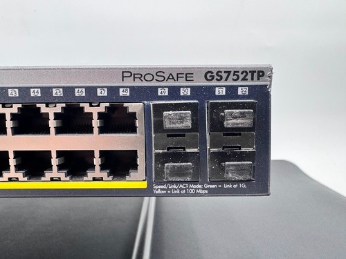 Netgear GS752TPv2 48-Port PoE+ Switch Gigabit | 4 SFP Ports - Afbeelding 4 van 7