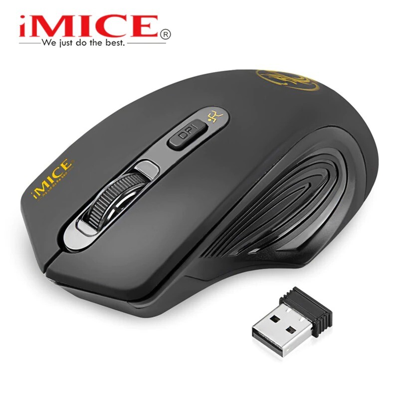 Wireless Mouse USB Computer Mouse Silent Ergonomic Mouse 2000 DPI